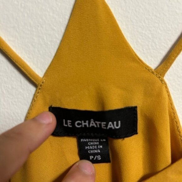 Le Chateau Yellow  Camisole Tank - Picture 3 of 3